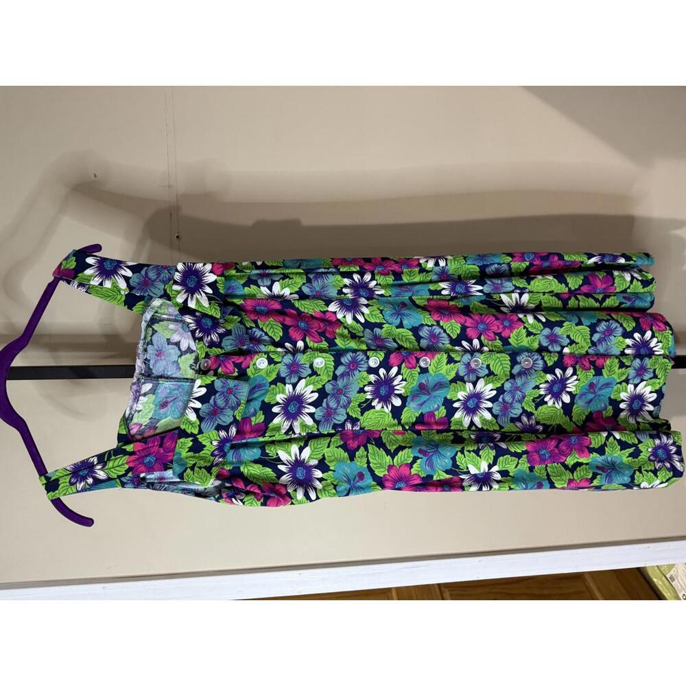 Floral Print Midi Sundress in Bright Multicolor
